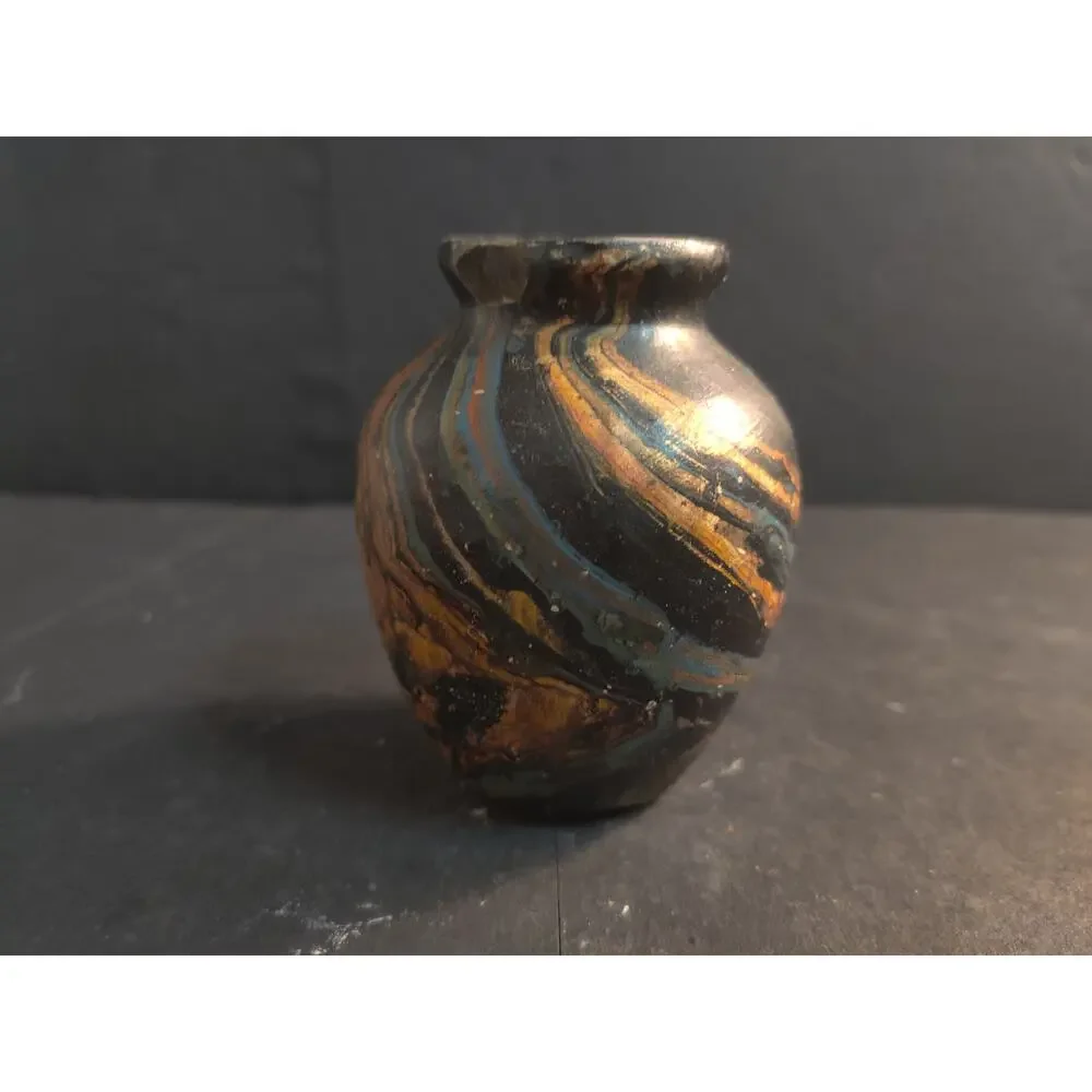 Handmade vintage marbled
